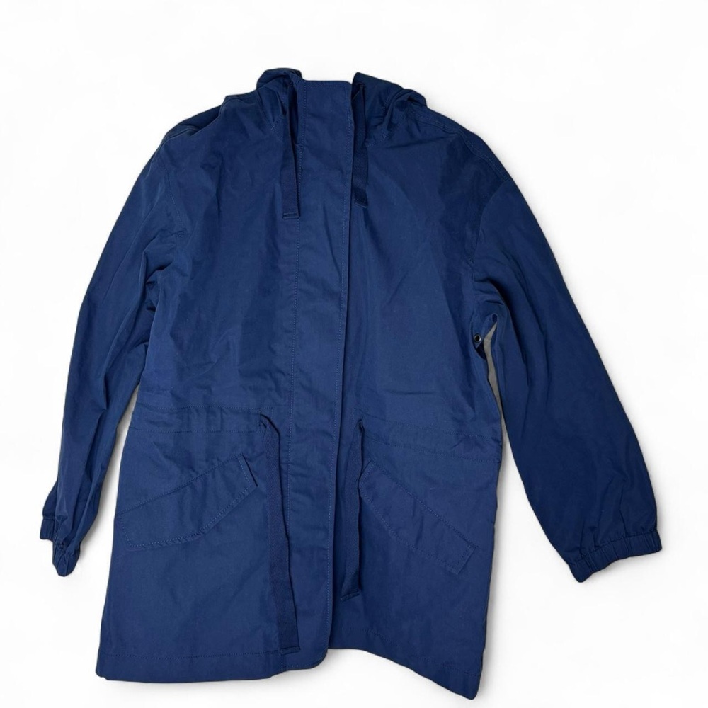 Size S Women’s - Madewell Blue Casual Full Zip Pockets Waterproof Rain Coat